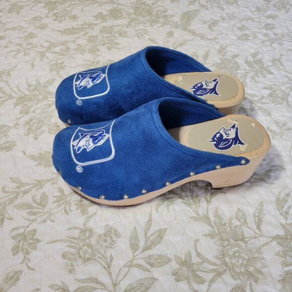 Duke University Blue Devils Clogs Womens Size 6 Blue - Picture 2 of 6